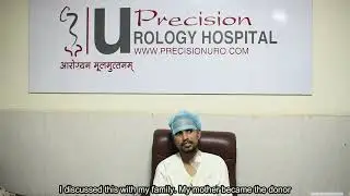 Back home with renewed health after kidney transplantation at Precision Urology Hospital.