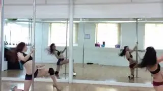 Sarah Blackmilk & Teresa Rodr&iacute;guez @polefiction - Exotic Flow Choreography