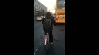 Biking in Germany with Pipi Longstocking.