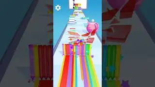 Colour pencil Run gameplay| Part-02 | #shorts @CrossbowPsk2.0