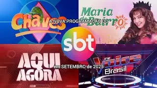 Nova Programação do SBT em setembro 2025 (SIMULAÇÃO) #quemprocuraachaaqui #sbt41anos