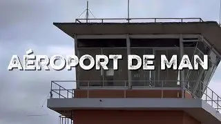 AEROPORT DE MAN C&Ocirc;TE D&rsquo;IVOIRE ; PISTE TARMAC TERMINAL