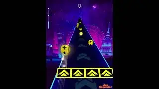 Doing the lowest score possible on dance monkey (Dancing road)