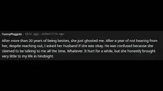 People who are no longer best friends with someone: What happened? #askreddit #redditstories #reddit
