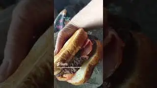 Frisco burger Hardee's eating show #podcast #mukbang #irl #eatingshow #eating #hardee #friscoburger