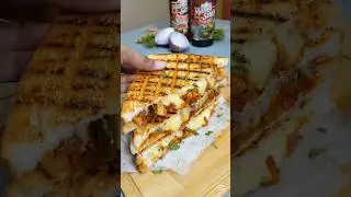 VIRAL GRILLED CHICKEN FAJITA SANDWICH #shorts #youtubeshorts #foryou #viralvideo #viral #reels