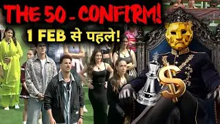 The Ultimate Buzz: The 50 Show Confirmed Contestants! 🦁 JioHotstar & Colors TV | Full List Revealed!