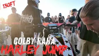 COLBY RAHA Harley Davidson Jump | Evil Knievel