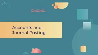 Accounts and journal posting