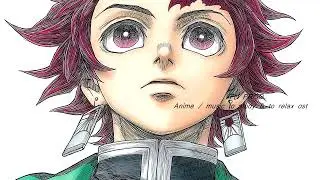 Tanjiro&rsquo;s Calm Eye 👁️ Demon Slayer Study Music | Water Breathing Lofi