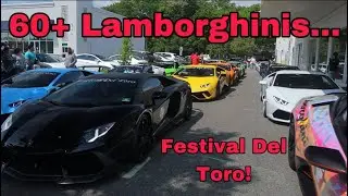 Festival Del Toro All Lamborghini Rally - Gintani Aventador, Huracans, etc&hellip;