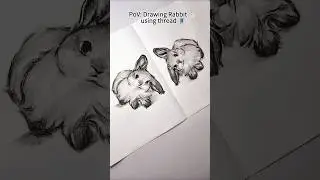 Drawing using thread #shorts #art