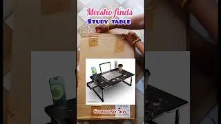 study table from meesho / writing desk office home school #bedtable #foldable #portable #trending