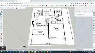 SketchUp Refresher - Exterior Perimeter, Offset and Openings