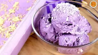 UBE-CHEESE ICE CREAM | 5-Ingredient Homemade Ice Cream | Ep. 120 | Mortar and Pastry
