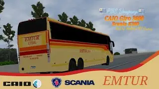 PBS UY 🇺🇾 / CAIO Giro 3600 / Scania K380 / Ex Emtur 824
