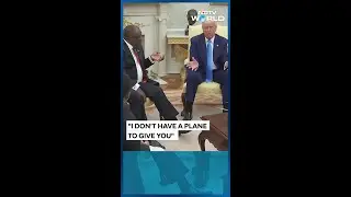 'Can't Give You Plane': South African President Ramaphosa Jokes With Trump On Qatari Jet