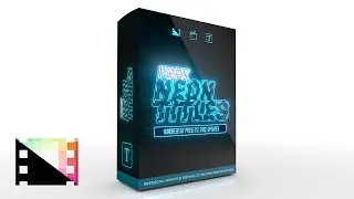 FCPX Neon Titles   Modular Neon Text and Elements for Final Cut Pro