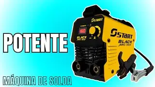 Máquina de Solda Inversora Start Black Arc 160A: Leve, potente, econômica e acabamento profissional!