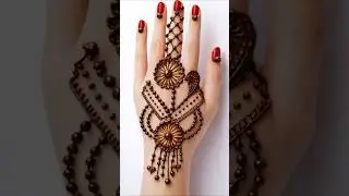 amazing Easy jewelary trick mehndi design #mehndi #shots #shots ##viralvideo #ytshorts