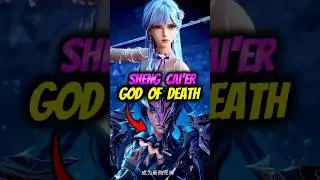 Sheng Cai'er Becomes Death Of God 😈 #throneofseal #longhaochen #shengcaier #donghua #shorts