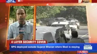 Narendra Modi visits Rajghat, paid homage to Mahatma Gandhi