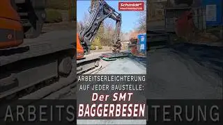 Der SMT BaggerBesen- Dein Freund und Helfer auf der Baustelle | Schmidt Maschinentechnik