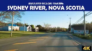 🚗 Sydney River, Nova Scotia 🌊🇨🇦 4K Drive