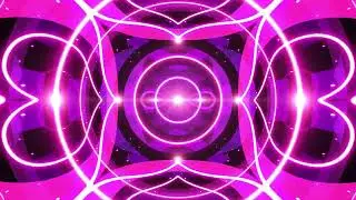 Free Stock Background - Fancy Neon Pink Heart