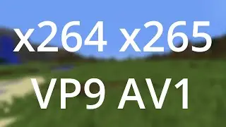 5 Video Codec Comparison in Minecraft