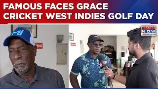 Richie Richardson, Vivian Richards, Brian Lara At Cricket West Indies Golf Day In Delhi