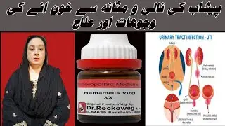 Treament Urine And Blood From Urethra And Bladder