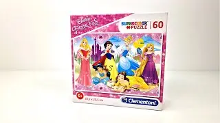 CLEMENTONI Super Color Puzzle 60 Teile 🧩Disney Prinzessin 🧩 No. 98260