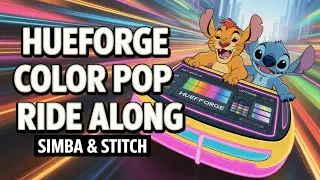 Editing in Color Pop with HueForge &ndash; Stitch & Simba Walkthrough!