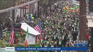 Feeling lucky at Irish Channel St. Patrick's Day Club Parade