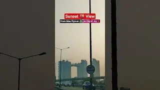 Sunset 🌇 View from City of Joy 🚦#travel #joy #new #trending #viral #shortsfeed #short #vlog #shorts