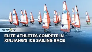 Xinjiang Hosts Thrilling Ice Sailing Competition