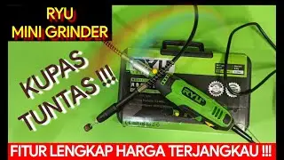 REVIEW RYU MINI DIE GRINDER RDG 3.2 TERMURAH- Review Lengkap Gerinda Lurus