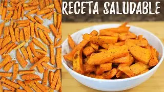 Deliciosas Papas De Camote Al Horno | Receta Saludable y Facil 🦄 Bessy Dressy