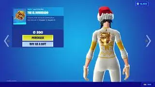 Fortnite Jolly Jammer trying on The El Durrrado back bling