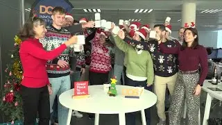 DQS y sus jerseys navide&ntilde;os en los informativos de &Agrave; Punt