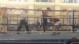 Haringey Box Tournament 2014 Fabian The Smartie Kaegi against Sweden