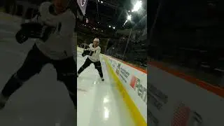Hockey player checks my drone