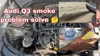Audi Q3 🚗 Black-smoke problem solve🤔🔧#car #automobile #audiq3 #mechanic #repair 
