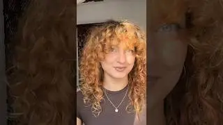 Quick & simple wolfcut on curly hair