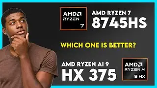 Por&oacute;wnanie AMD Ryzen 7 8745HS i AMD Ryzen AI 9 HX 375
