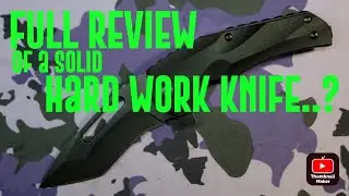 Full review of the Brous Blades Reloader. A solid budget hard work knife..?