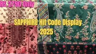 Sapphire Latest New Arrivals Festive Wear RS 2790 | April 2025
