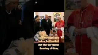 Pope Leo XIV meets Lebanon president #popeleoxiv #pope #lebanon #vatican #vaticano
