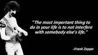 Best Quotes from Frank Zappa - Frank Zappa's Best Quotes